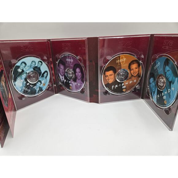 Friends DVD Seasons 5 & 10 + Finale Disc with Women’s Medium Friends Jacket - Picture 7 of 15